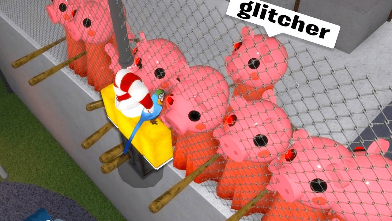 100 PLAYER PIGGY GLITCHES