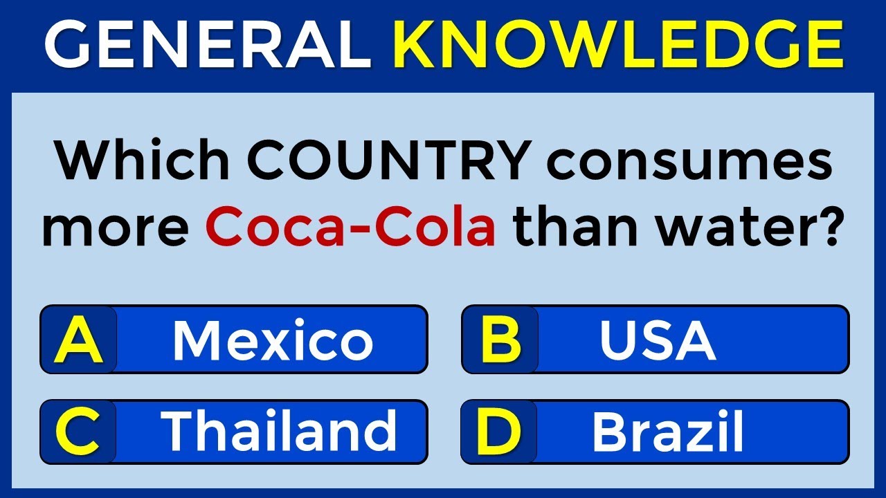 Are You Good At General Knowledge? | Take This 35-question Quiz To Find Out! #challenge 109