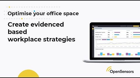 Data driven workplace strategies using space utilisation data