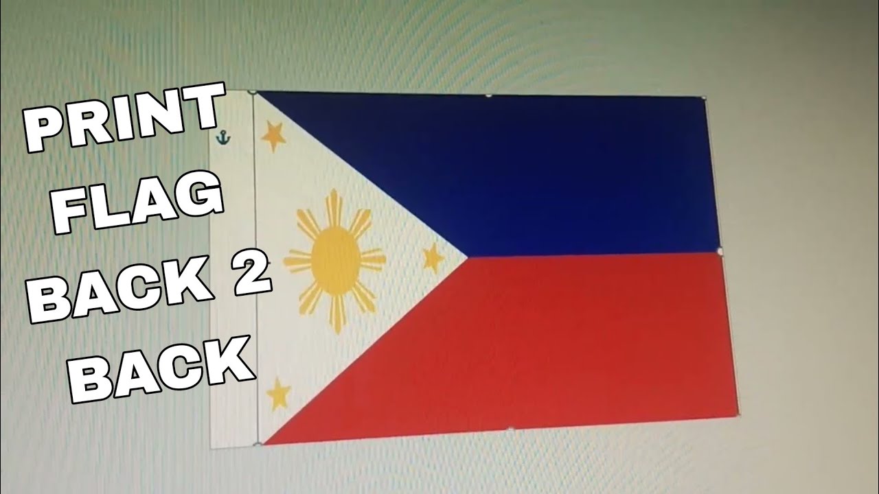 Print A Flag Back To Back 2 Paper YouTube Print A Flag Back To Back 2 Paper YouTube