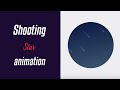 Shooting Stars Animation | HTML & CSS | Winter Series