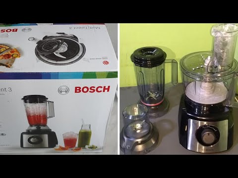 How to Start & Use | Bosch MultiTalent 3 MCM3501M Food Processor | Installation Tutorial