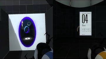 Portal 2 - mp_coop_fling_1 - All Alone Speed Run Route