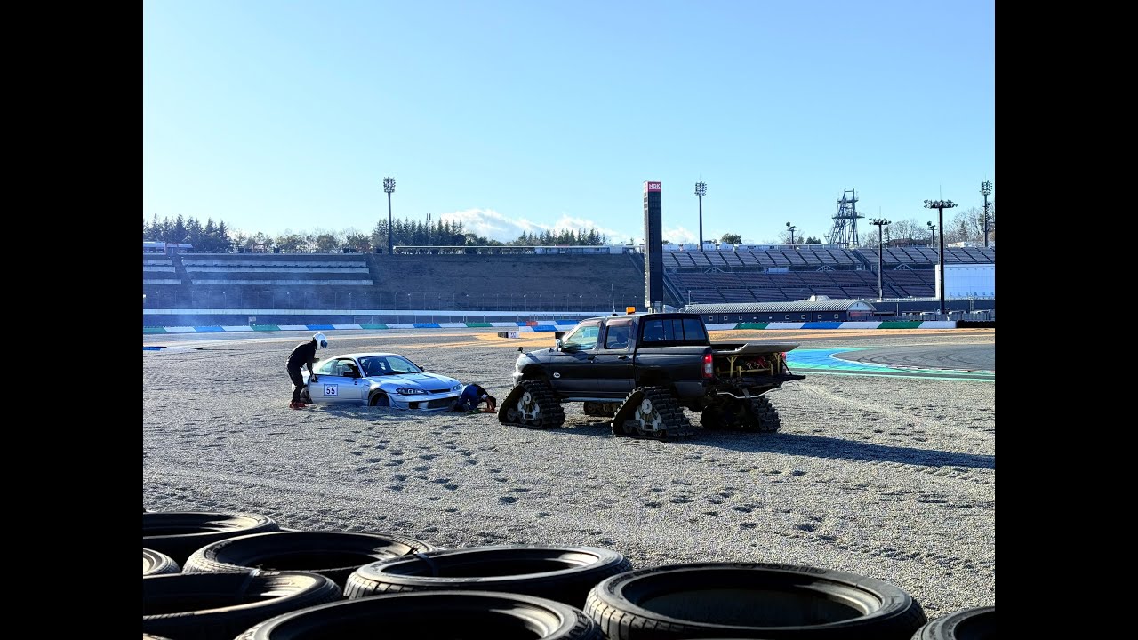 【5速200km/h進入】ツインリングもてぎ フルコースドリフト S15車載  with ドリ天カワサキさん【ノーカット】