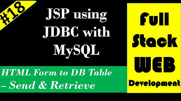 Submit HTML Form to database and Retrieve data using MySQL and JSP