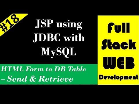 Submit HTML Form to database and Retrieve data using MySQL and JSP