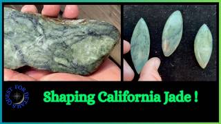 Cutting Gemstones From My Nor. California Jade ! Se 10 - Ep 28 Vid # 1,269 By: Quest For Details