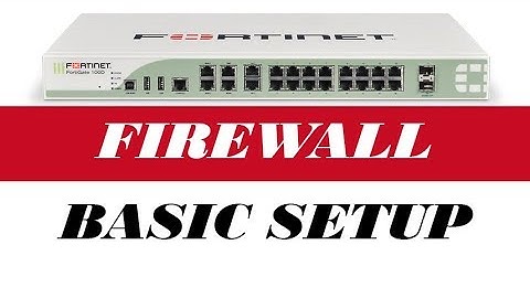 Firewall BASIC SETUP BY Tech Guru Manjit