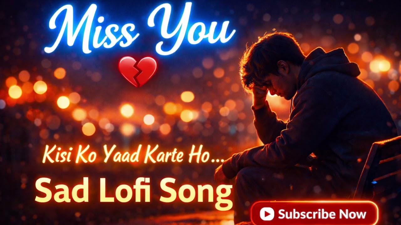 Kisi Ko Chup Chup Yaad Karte Ho 💔 Sad Lofi Song | Slowed Reverb