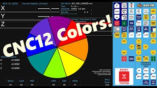 How to change Centroid CNC12 Color scheme and share a custom color profile