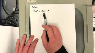 Example (3.2) - Solve using the Quadratic Formula Ex. 2 (Precalc)