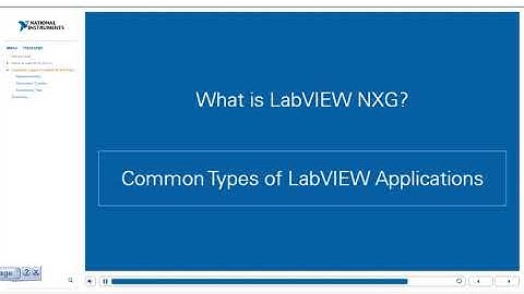 LabVIEW NXG Core 1: 2 INTRODUCTION TO LABVIEW NXG