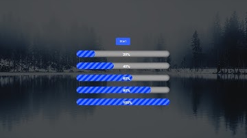 Animated Progress Bar with Percentage using HTML, CSS, & Javascript | TUTORIAL