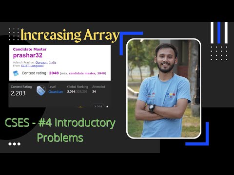 Increasing Array | CSES Introductory Problem | prashar32