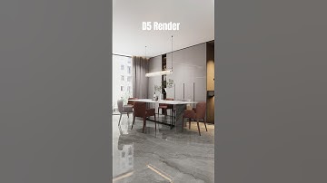 ✨D5 Render Magic: Dinging Room Animation✨#d5render #homedecor #diningroom