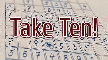 Take Ten! Puzzle with numbers