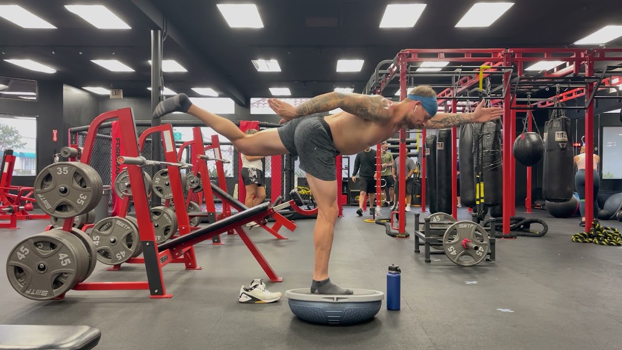 Sprinter Bound on Bosu Ball - YouTube