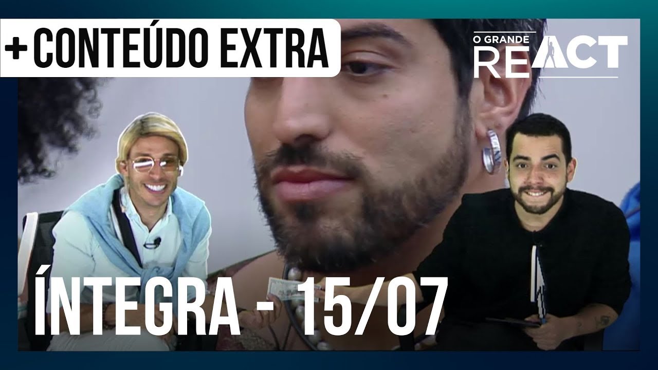 O Grande React I Lucas Selfie e Fausto Carvalho reagem à eliminação dupla