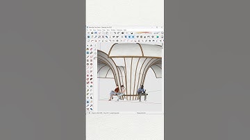 Sitout Area modeled in SketchUp #sketchup_core #sketchup