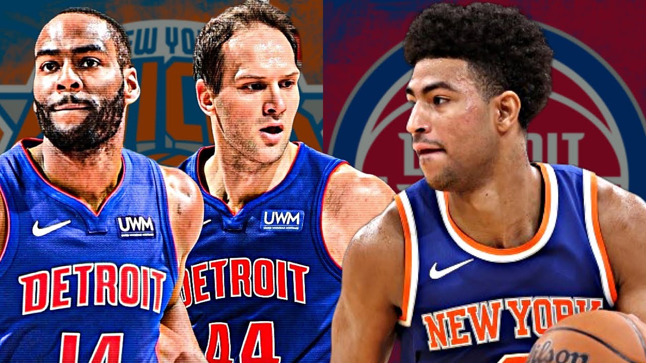 Knicks Acquire Alec Burks, Bojan Bogdanovic From Pistons For Quentin