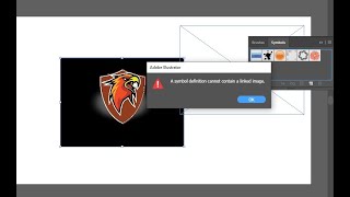 A symbol definition cannot contain a linked image adobe illustrator symbol definition