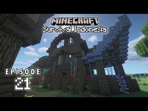 Mencari Nether Fortress dan Membangun Aviary (Rumah Lebah) - Minecraft Survival Indonesia Episode 21