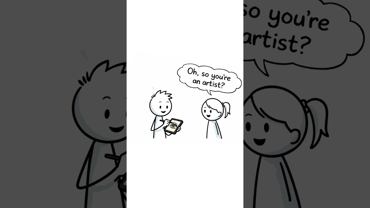 О, значит, вы художник? 👀 | Рисунок глаза в ibisPaint