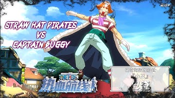 STRAW HAT PIRATES VS CAPTAIN BUGGY | ONE PIECE FIGHTING PATH (MOBILE GAME)