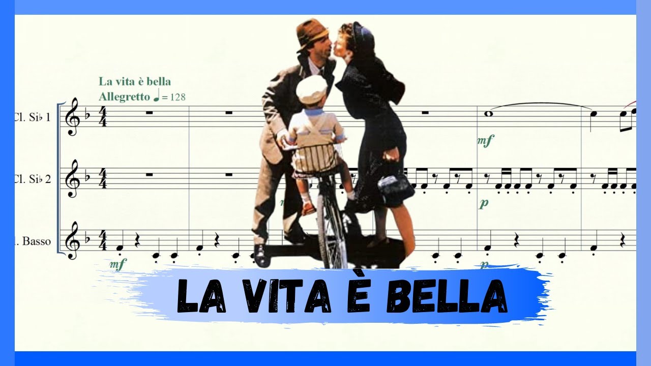spartito la vita e bella