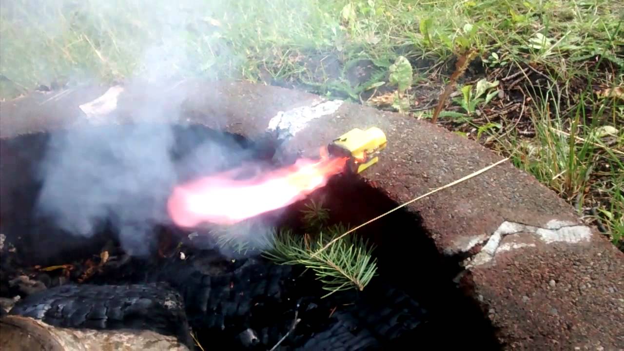 Test 3A of R-candy rocket fuel - YouTube