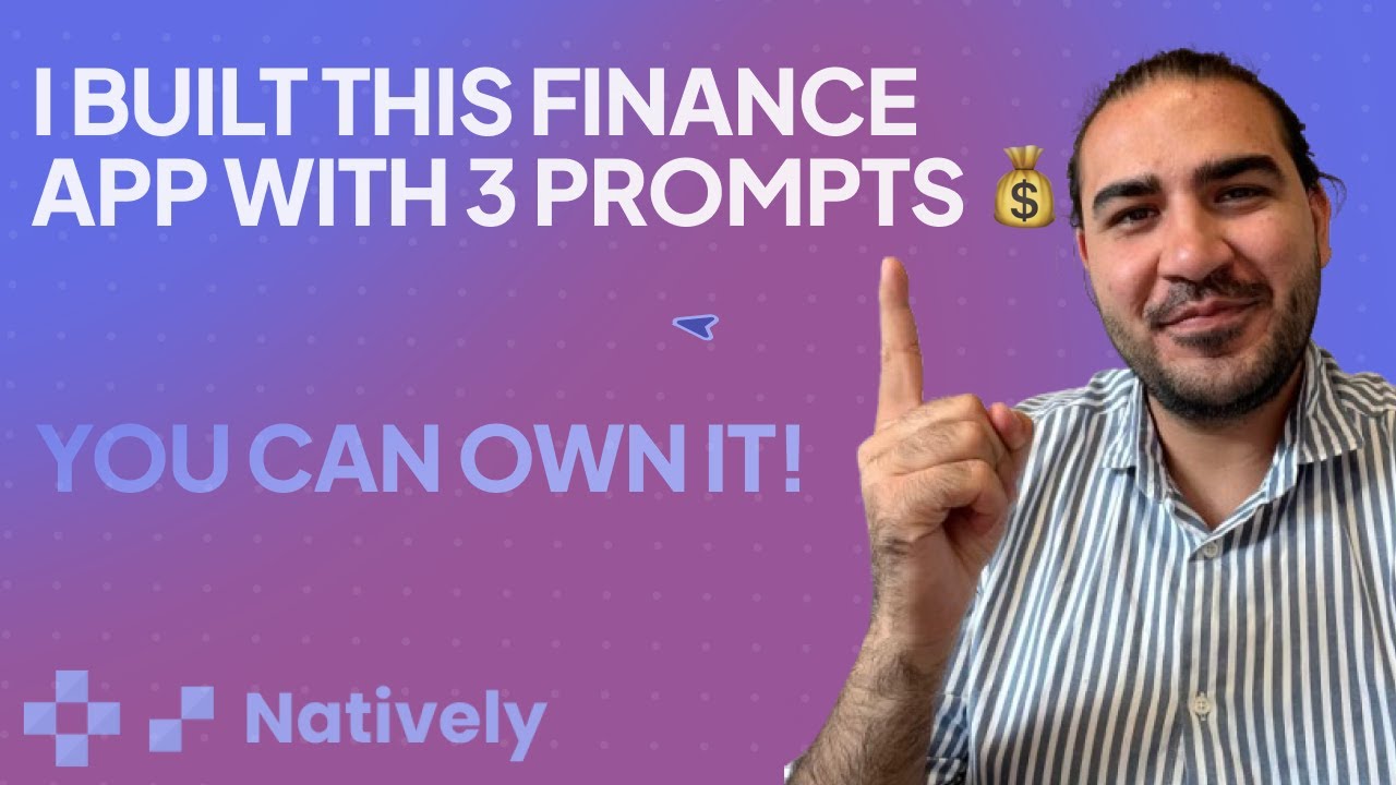 Day 4: I Built a Financial Tracker App with 3 Prompts (You Can Own It!) | 30 -Day App Challenge