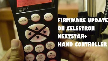 HOW TO UPDATE FIRMWARE ON CELESTRON HAND CONTROLLER| Celestron NexStar 127 SLT NexStar + controller