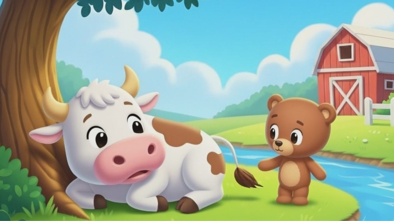 БИЧОК ТРЕТЯЧОК І ВЕДМІДЬ | ДИТЯЧА ПІСНЯ ПРО БИЧКА @maldivy888