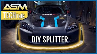 ASM TechTalk: DIY SPLITTER, Track Tested & Proven With Results | ASMotorsports