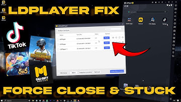 LDPLAYER FIX STUCK - FORCE CLOSE - GAK BISA BUKA TIKTOK, PUBG MOBILE, COD, MOBILE LEGENDS, APEX, FF
