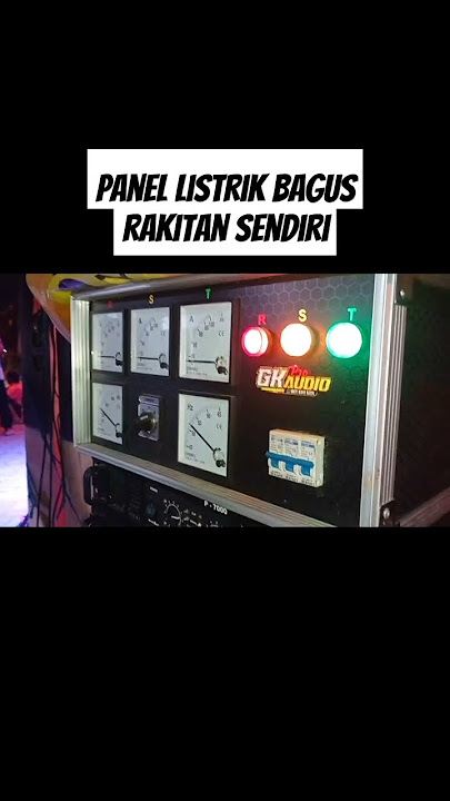 Panel Listrik sound system rakitan sendiri. #panellistrik #soundsystem #soundhajatan #soundbalap