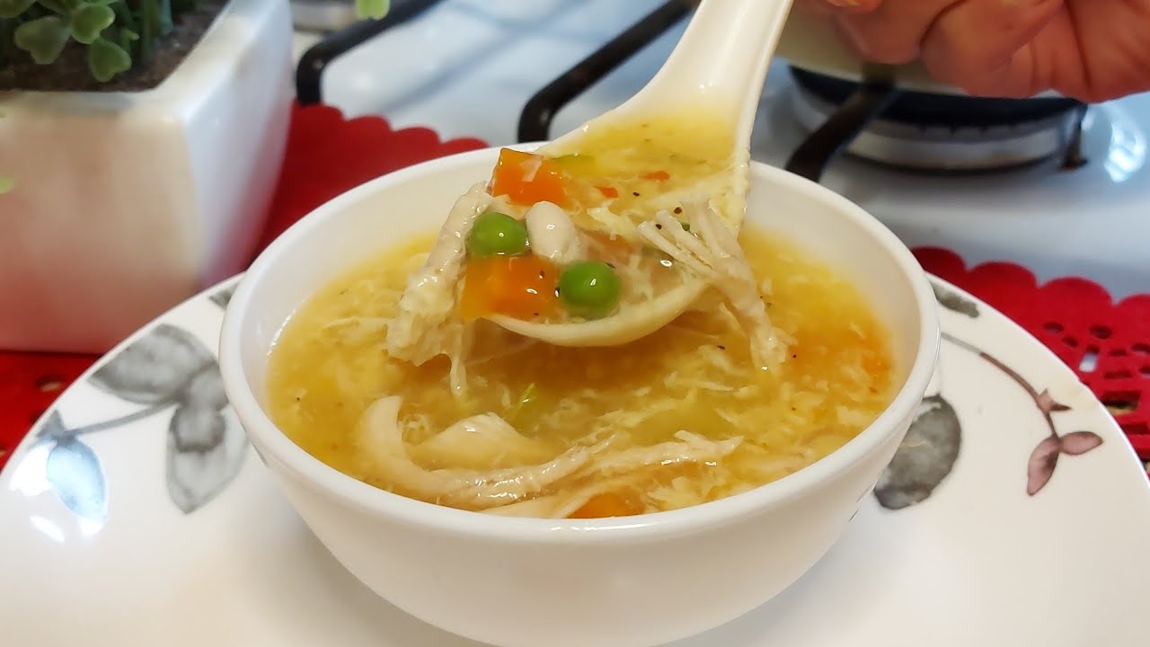 How to make yummy chicken vegetable soup YouTube