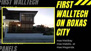 First Walltech panels went to Panay Island