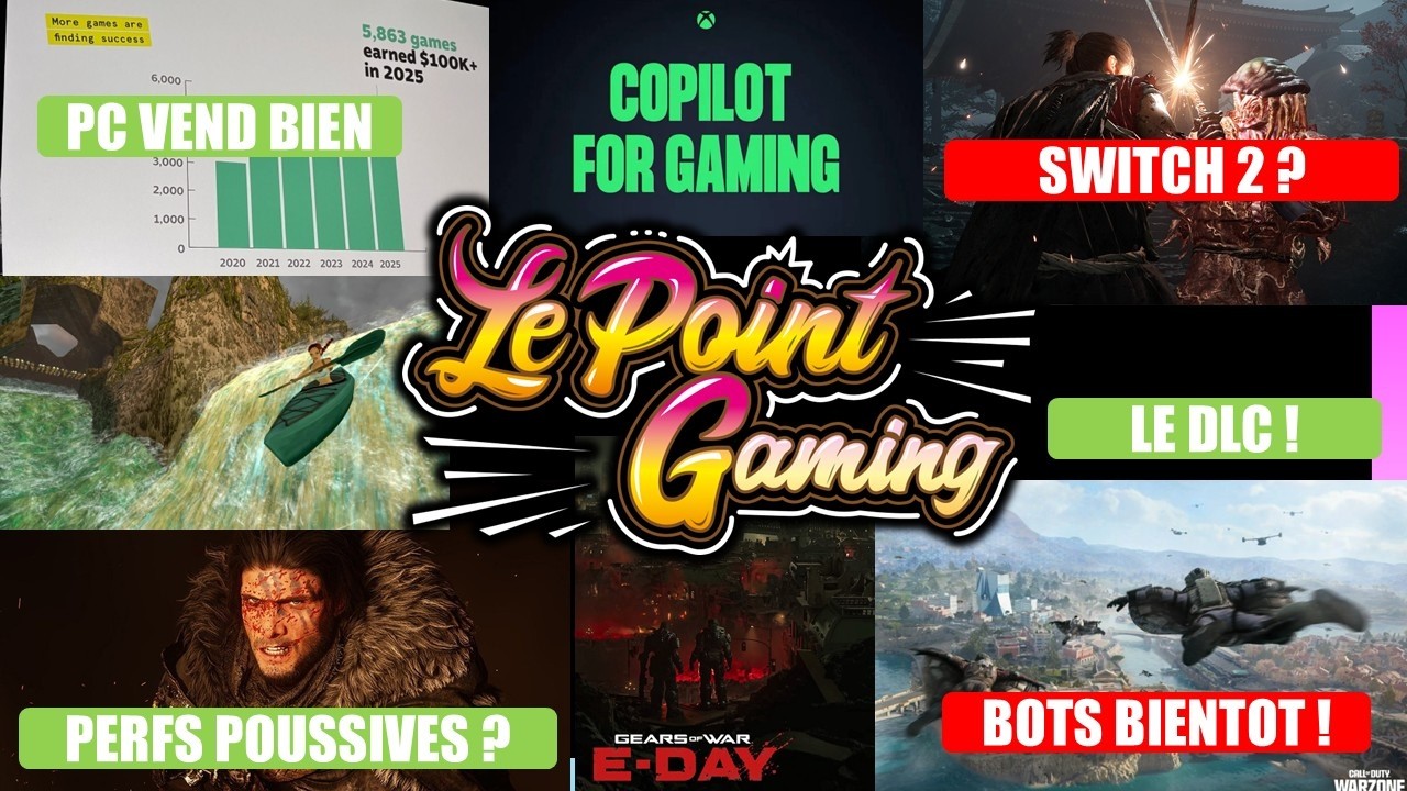 🔥ACTU GAMING DU JOUR (15/3): Crimson Desert les détails, Jeux PC en hausse, Copilot Gaming, etc...