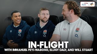 In-flight with England Rugby 🌹✈️ | GBR x British Airways