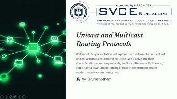 Video Assignment | Unicast and Multicast Routing Protocols