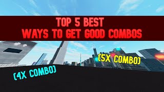 Roblox Parkour | Top 5 Best Ways To Level up/Get Combos! (5x Combo Each Time)