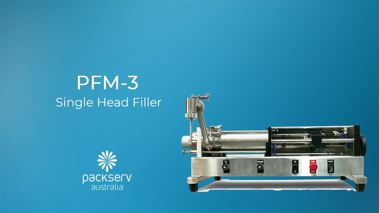 PFM-3 Single Head Filler - Fillers - Packserv Australia