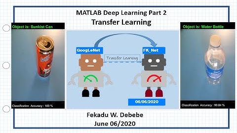 FK MATLAB Deep Learning Part 2: Transfer Learning