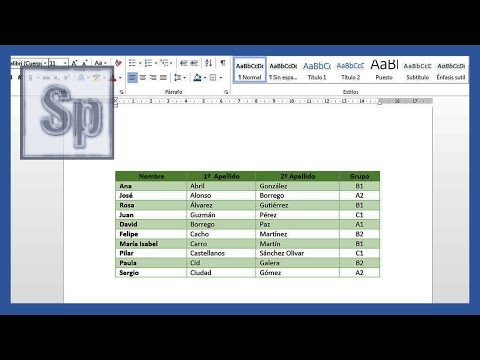 Video: Cómo Crear Tablas En Word