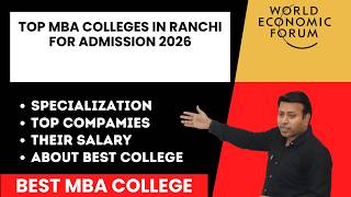 Top MBA Colleges in Ranchi for Admission 2026