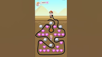 Pull The Gold 🪨⛏️ Levels 120 gameplay walkthrough #shorts #viral #pullthegold #games #puzzle