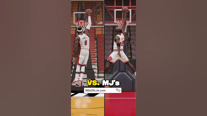 NBA 2K23 Best Dunk Packages : Jordan FT Dunk vs Lebron in 2K23 #nba2k23 #2k23 #2k