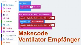 Ventilator Empfänger (Makecode)