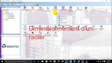 Dimensionnement radier général avec Arch ossature